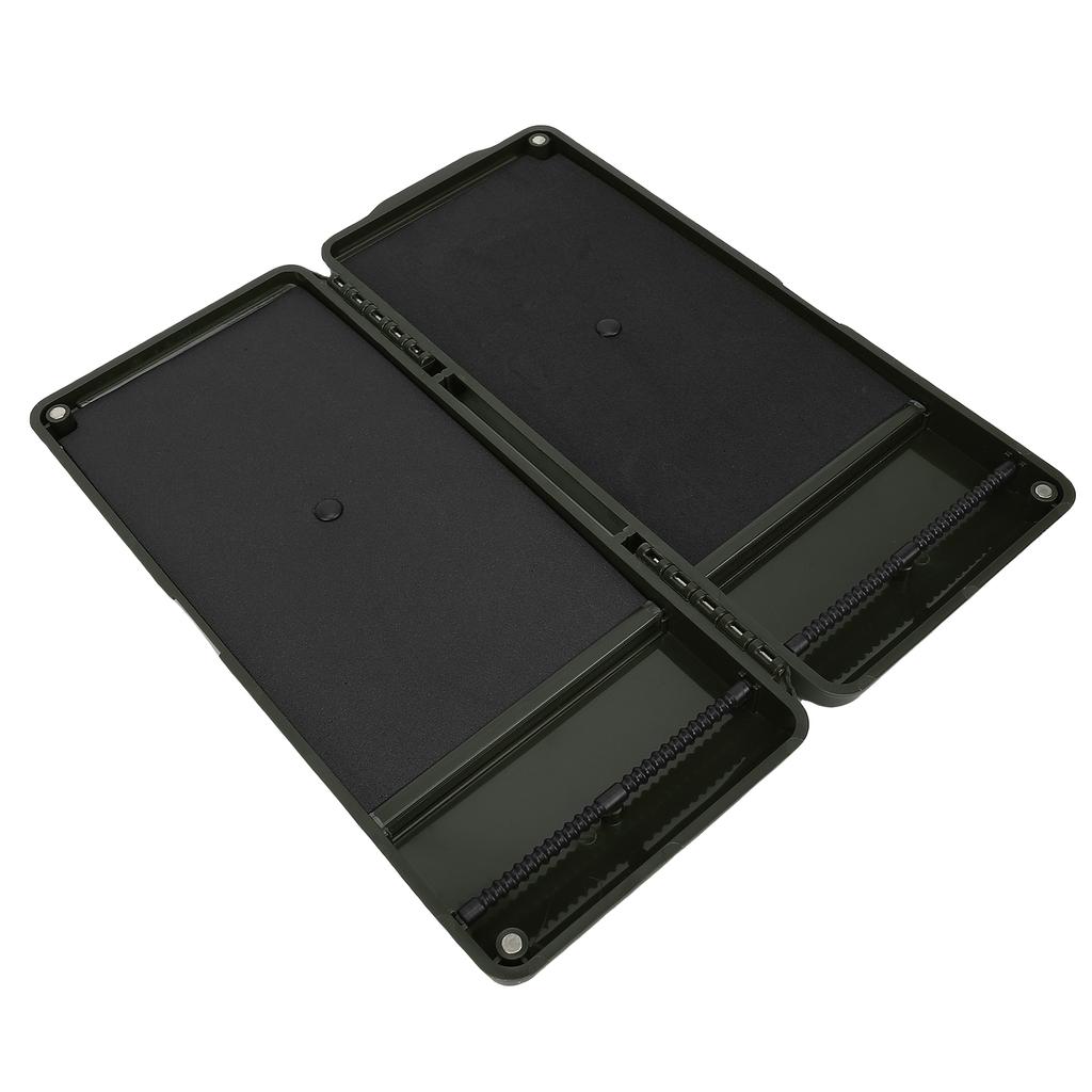 Европейский рыболовный ящик для хранения лески с магнитами, большой вместимости, с петлями из нержавеющей стали и съемными крючками.