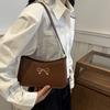 Solid Color Bowknot Shoulder Bag Elegant Small Square Bag Suitable for Women Handbags Zipper Closure Fashion Underarm Bag