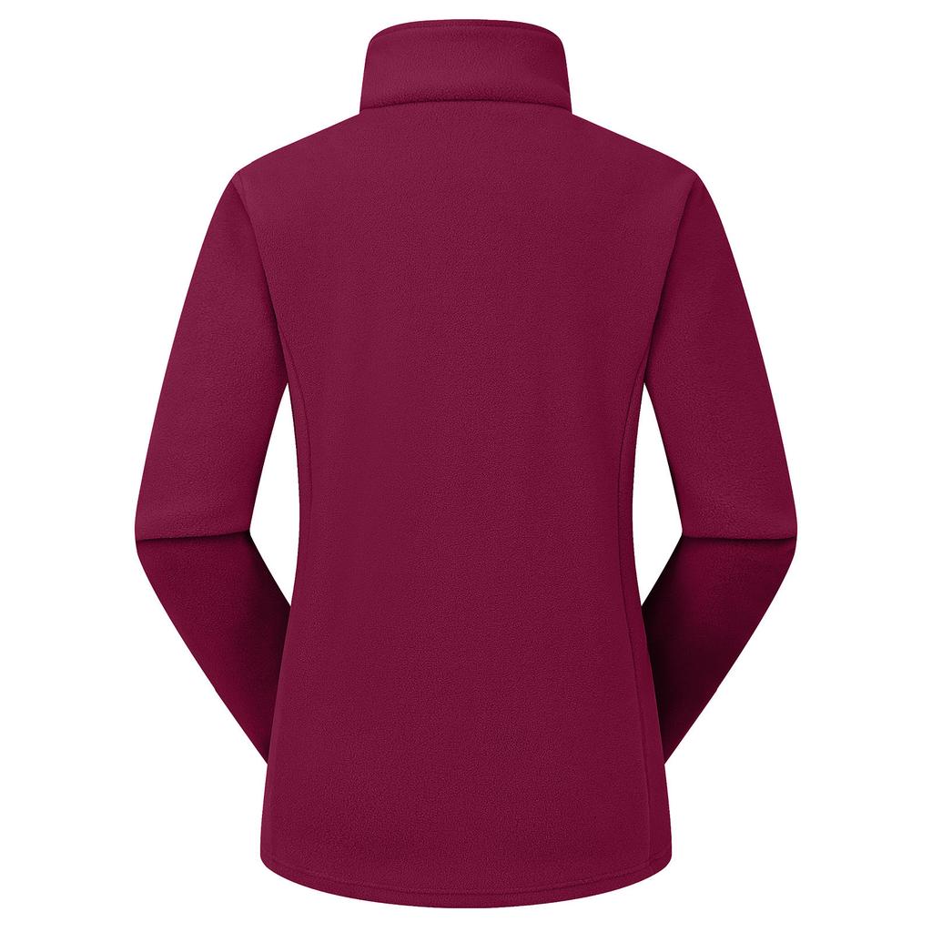 Women's And Winter Fashion Fleece Warm Long-Sleeved Zipper Jacket