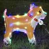 Square Shape Cartoon Animal Balloon With Wheels Luminous Balloon  Birthday Decoration