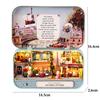 Box Theater Wooden Mini Doll House Box Cute 3D Puzzle Assemble Model Making Room Toys  Bedroom Decorations With Furniture Gifts