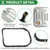 UXCELL Automatic Transmission Filter Kit Transmission Oil Filter Set for Chevrolet Express 3500 97-05 w/ Washer No.24204277