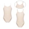 Детское гимнастическое нижнее белье для девочек, базовый купальник с регулируемыми бретелями, купальник для балета и танцев