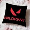 Игровой чехол для подушки v-Valorants Премиум-комфорт Двусторонний чехол для подушки - Дизайн «Два в одном» для любой комнаты и салона автомобиля