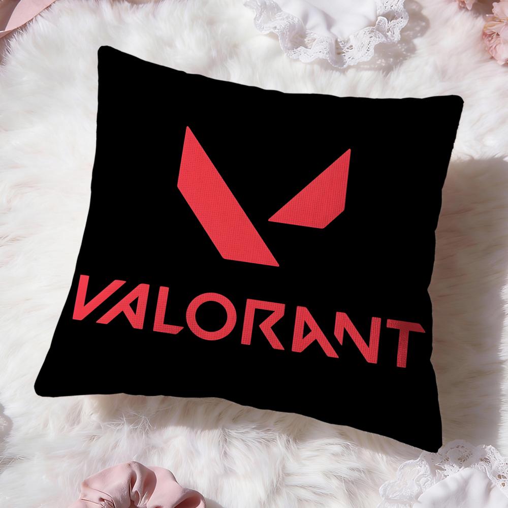 Игровой чехол для подушки v-Valorants Премиум-комфорт Двусторонний чехол для подушки - Дизайн «Два в одном» для любой комнаты и салона автомобиля