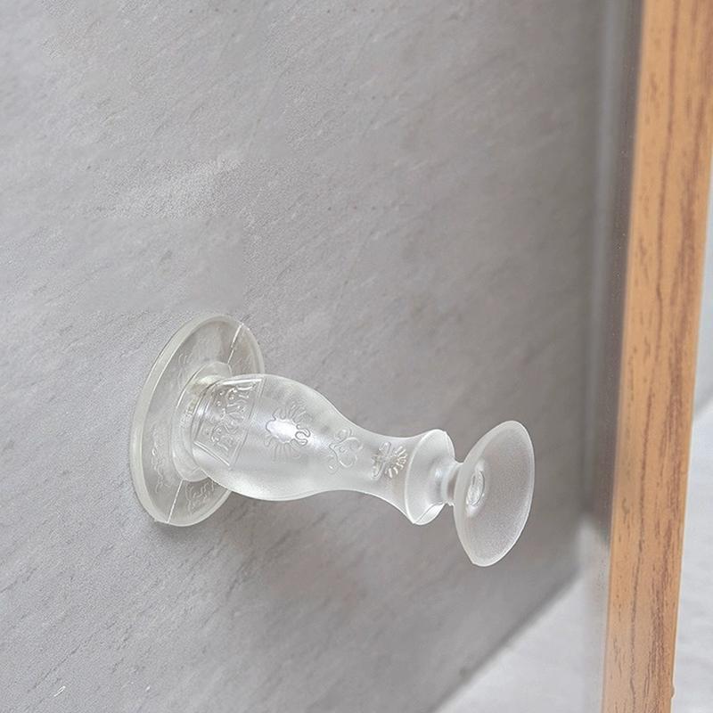 Силиконовый самоклеящийся дверной стопор, бампер, дверной присоска, задний фиксатор, настенные протекторы, скрытые дверные держатели