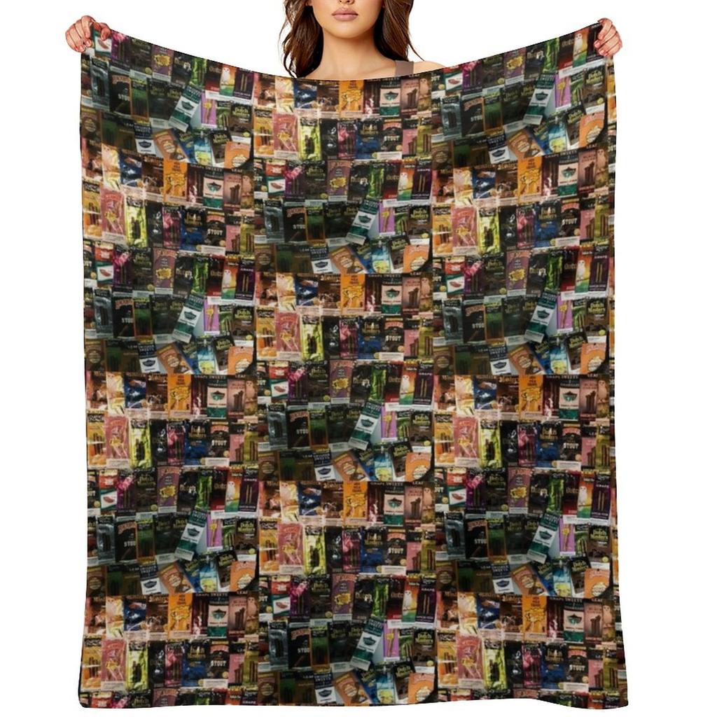 Bluntwrap Background Throw Blanket Designers Vintage Bed covers Bed Blankets