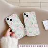 Летняя атмосфера чехол для мобильного телефона iPhone15promax Apple 14 прозрачный мягкий чехол 16 женский цветочный противоударный чехол