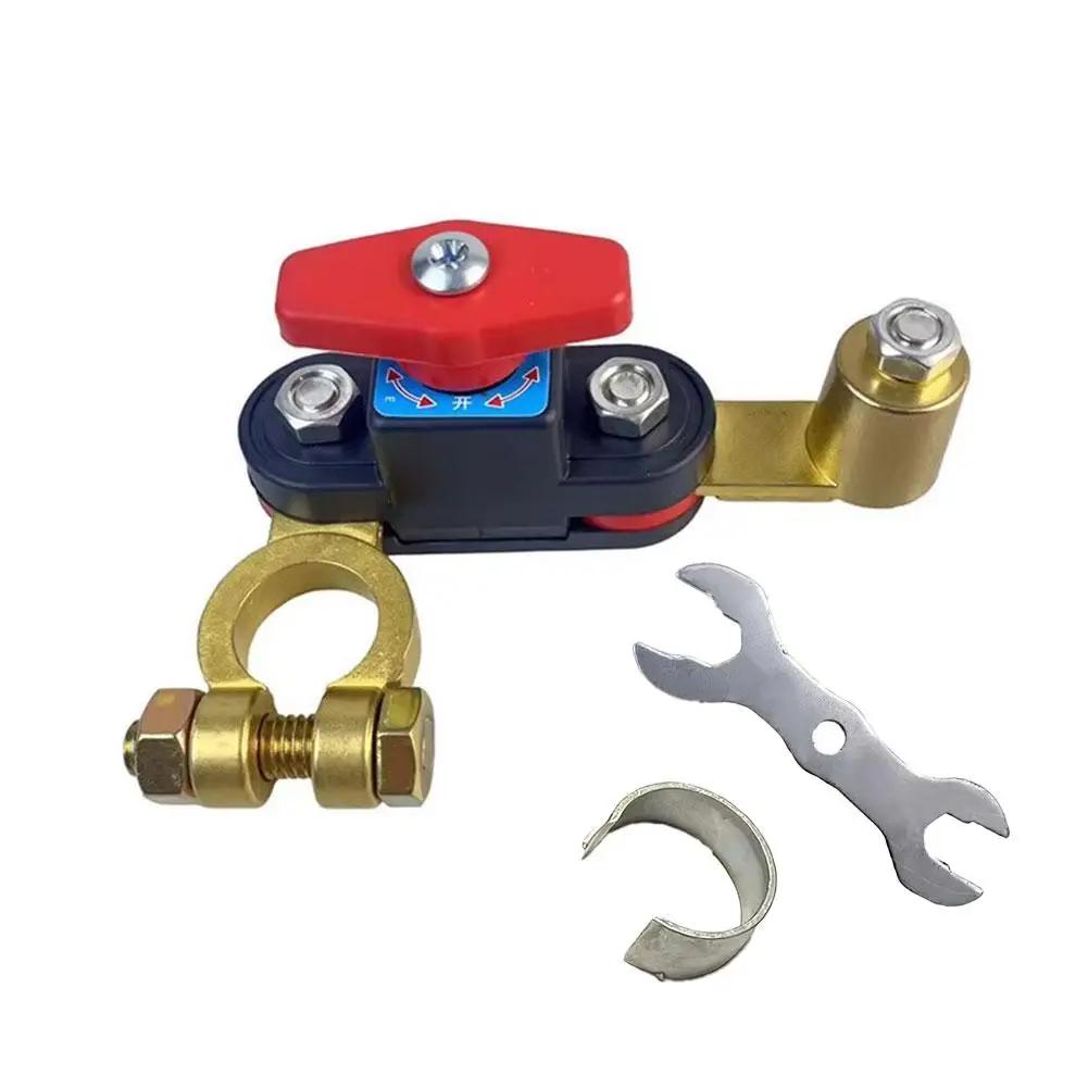 12В 24В Выключатель массы автомобиля Ручной выключатель цепи Цинковая конструкция Полюс Разъединительная ручка Сплав Отрицательный Инструмент I6Y0