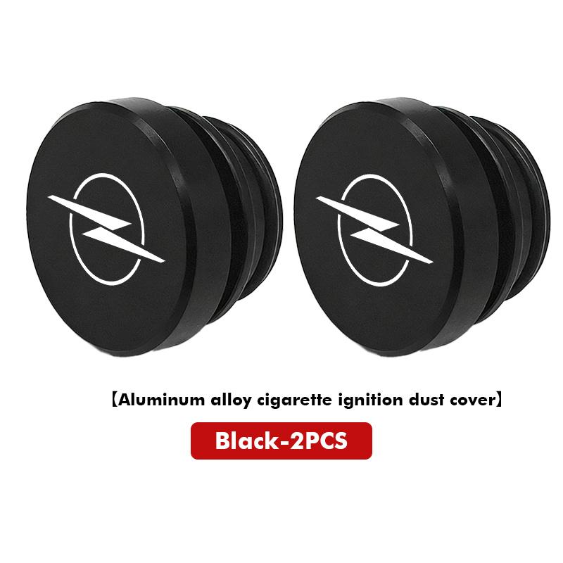 czxkqr1 For Opel 1/2PCS Car Logo Cigarette Lighter Dust Plug Button Socket Protective Cover OPC Astra J H G K Insignia Corsa D B E Mokka