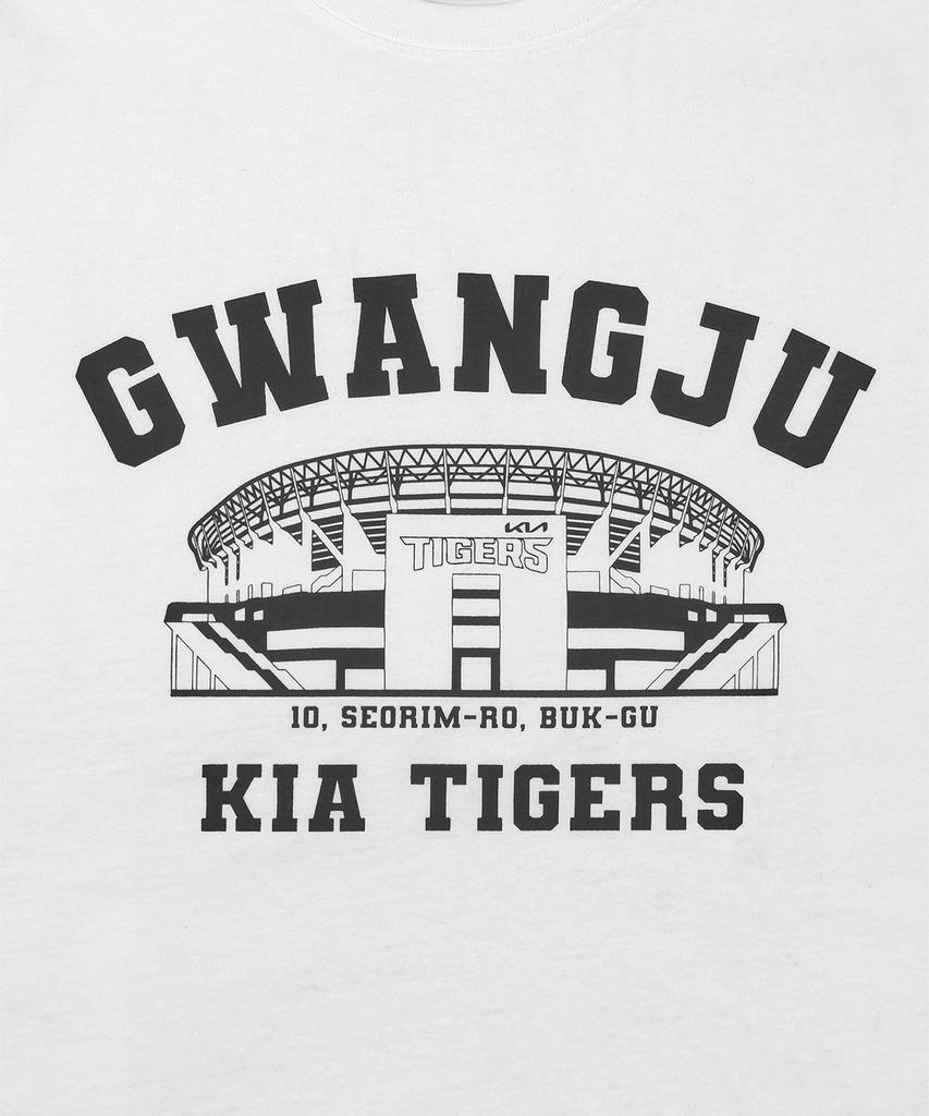 Hangugyaguwiwonhoe Mss X Kbo Ballpark Футболка с коротким рукавом Белая [Кванджу Киа Тайгерс]