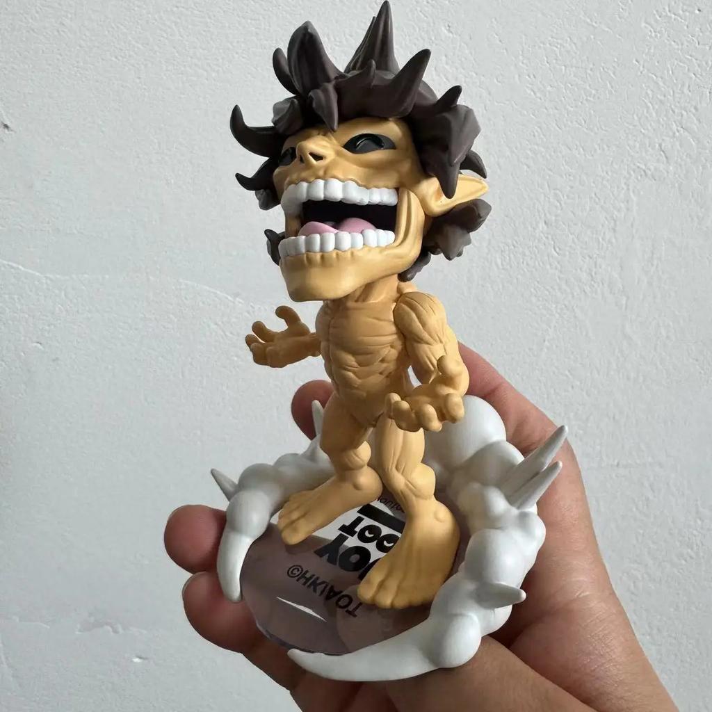 Оригинальная фигурка Эрена Йегера Титана-Основателя из Attack on Titan, 10-летнее юбилейное издание, Модель, Игрушки