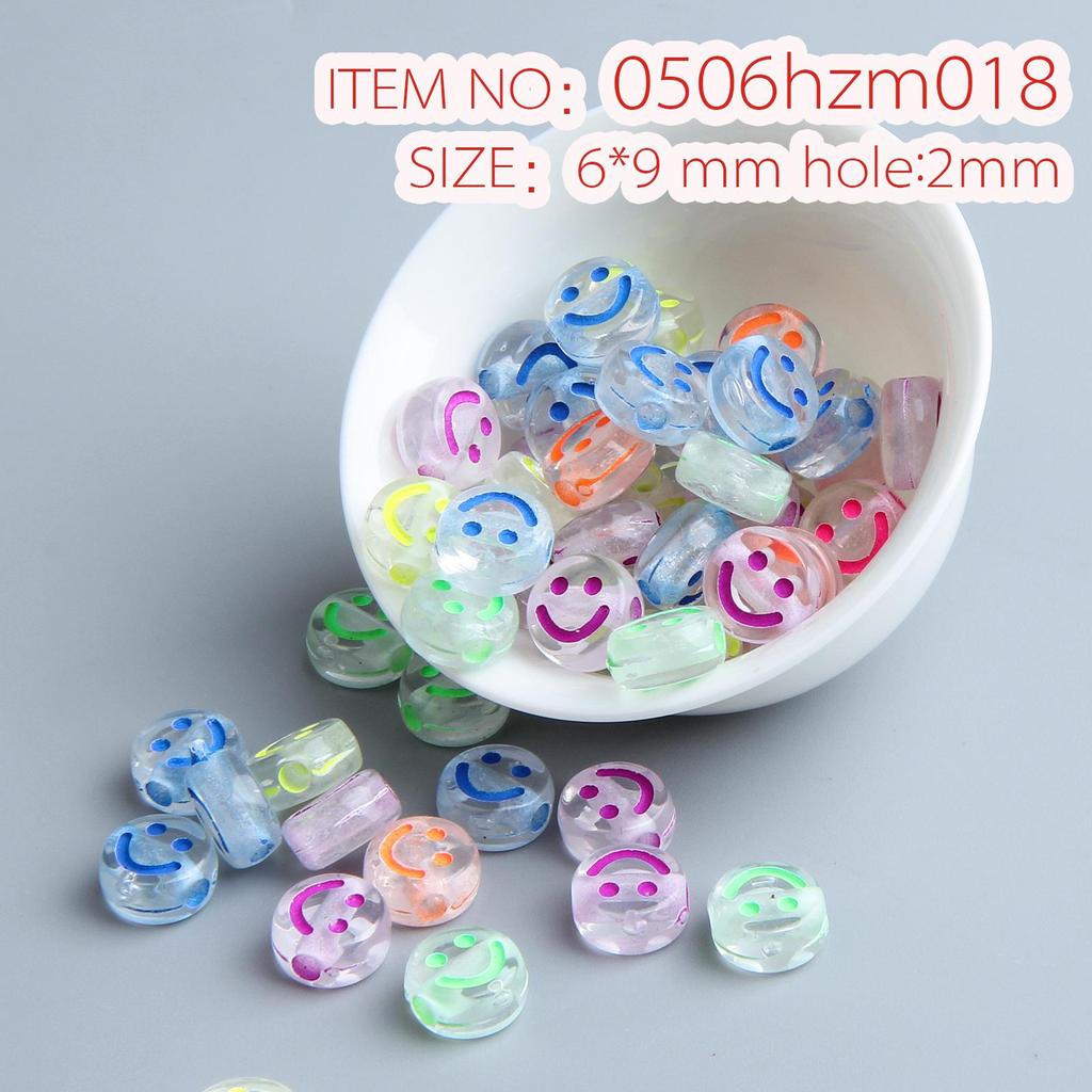 10g Pack of Flat Acrylic Alphabet Beads for DIY Children's Beading and Jewelry Keychain Accessories