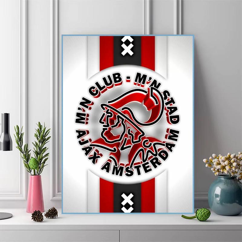 Ajax Amsterdam 100% Round Full Drill 5D DIY Diamond Painting Embroidery Cross Stitch Rhinestone Décor