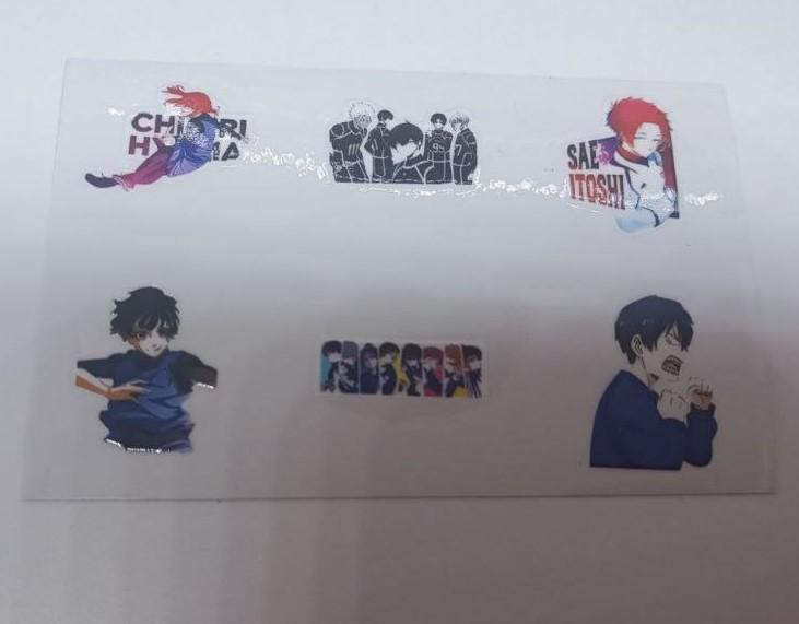 Blue Lock Stickers Stickers Blue Prison Blue Lock Accessories Sticker Set Stickerpack Anime 45 Pcs 3D
