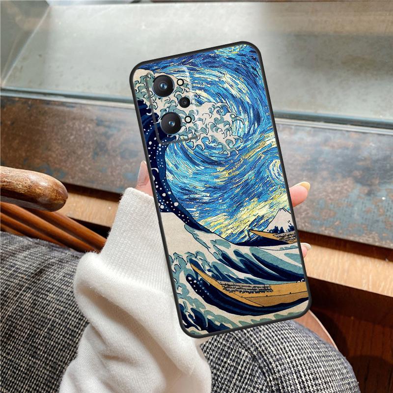 Картины Звездная ночь Ван Гог Чехол Для Realme 13 Pro Plus 11 12 14 C71 C75 C55 C51 C53 C25 C63 C61 C65 C67 GT6 GT7 15 Pro
