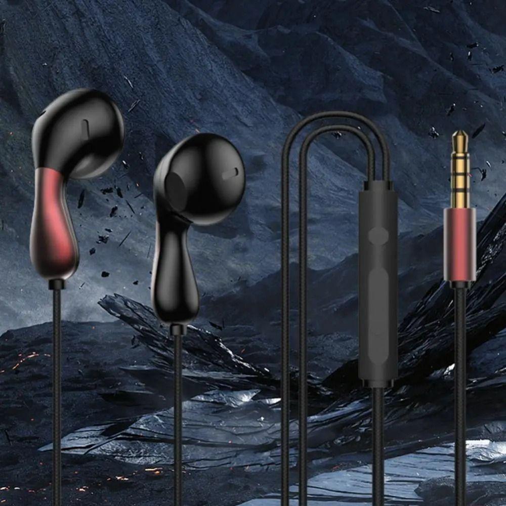 HD Mic Hifi Stereo Headset Noise Reduction Type C&3.5mm Earphones Wired Headphones  Mobile Phone