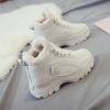 Winter Shoes Women Platform Boots 2024 New Chunky Sneakers White High Top Casual Shoes Designer Fashion Plush Warm Booties Woman