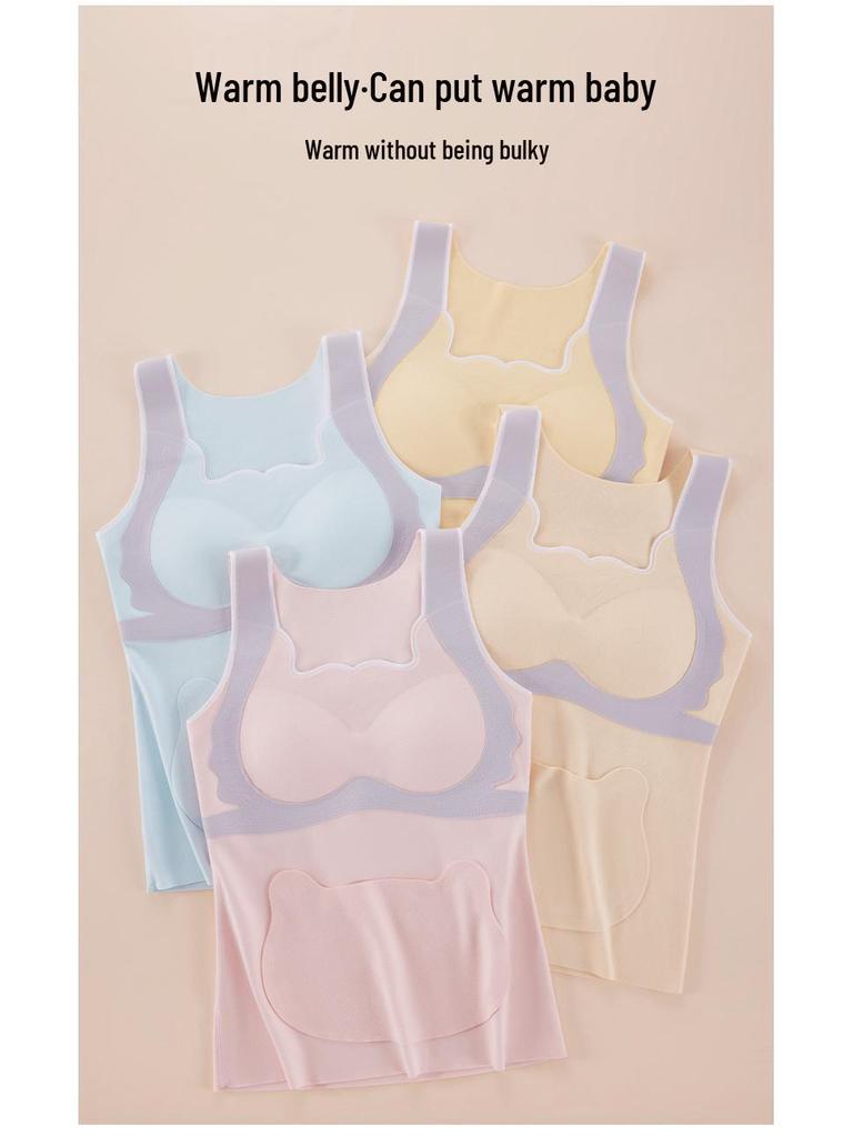 Развивающий терможилет для девочек с нагрудными вкладышами и карманами для учениц средней школы