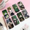 Fubao panda Чехол для телефона для iPhone 17,16,15,14,13,12,11 Plus,Pro Max, Мягкий силиконовый черный чехол
