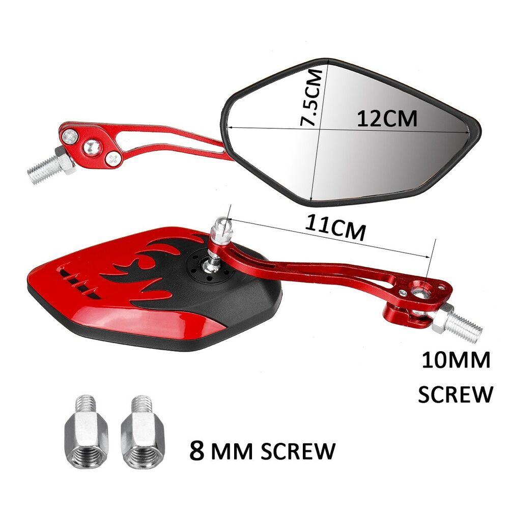 Зеркало заднего вида для мотоцикла, вращающееся на 360°, регулируемое, универсальные аксессуары для модификации электромобиля и скутера