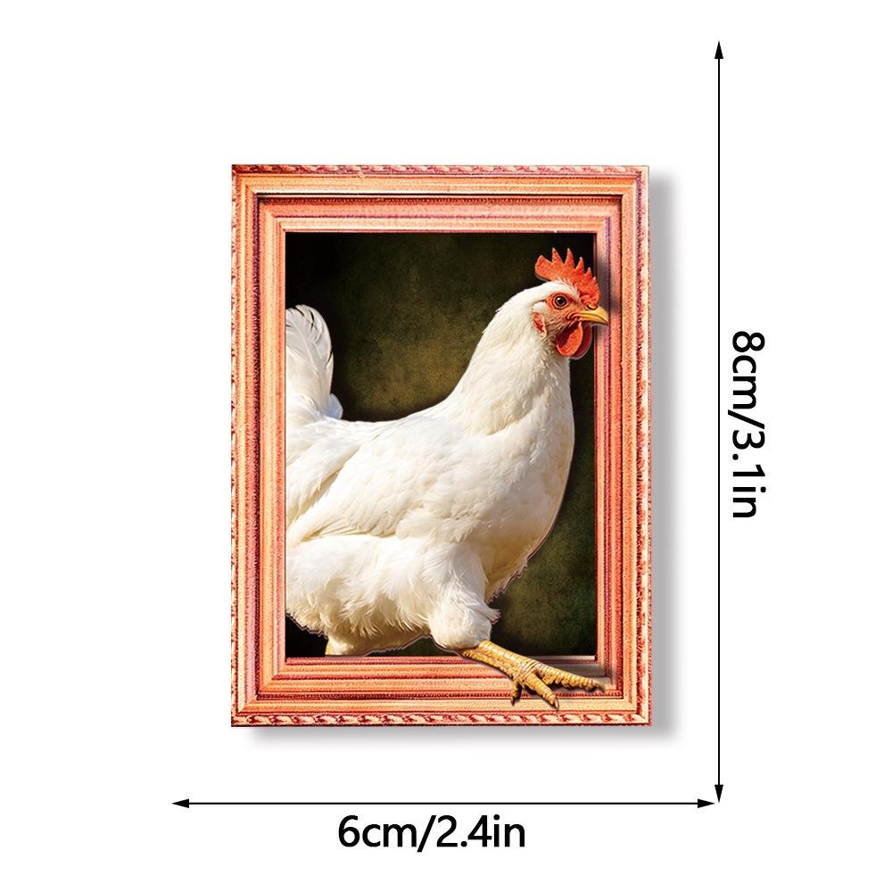 3D Cartoon Animal Magnetic Photo Frame Framed Picture Style Wooden Magnet Office Board