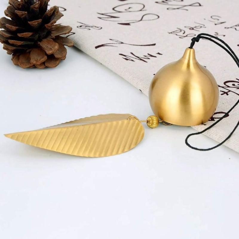 Японские колокольчики ветра «Лист удачи» для улицы, латунные ветряные колокольчики, садовые колокольчики для помещения, кампанула, ручная работа, садовые украшения