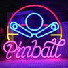 Pinball Neon Sign Craftsmanship Premium LED for Vivid Glow Ideal for Game Rooms Bars and Arcades The Decor.