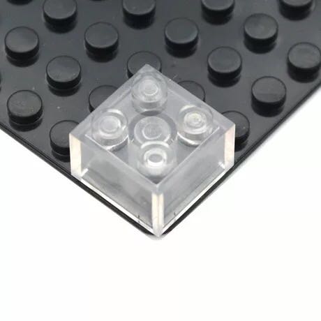 Компактные детали 1x2 2x3 2x4 1x1 Кирпичики Компоненты MOC Прозрачные Строительные Блоки Подарки Игрушки для Детей