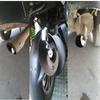 Мотоцикл выхлопной автомобиль поддельный турбо свисток труба звук глушитель продувочный клапан универсальный симулятор
