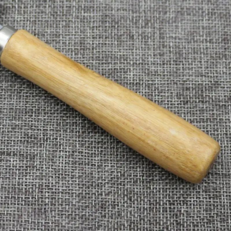 Консервный нож с деревянной ручкой Портативный ручной съемник крышек Открывалка для бутылок Многофункциональный консервный нож Посуда Гаджет Банки Канистры