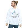 Star Wars Mens The Mandalorian Rolling Through The Snow Sweatshirt