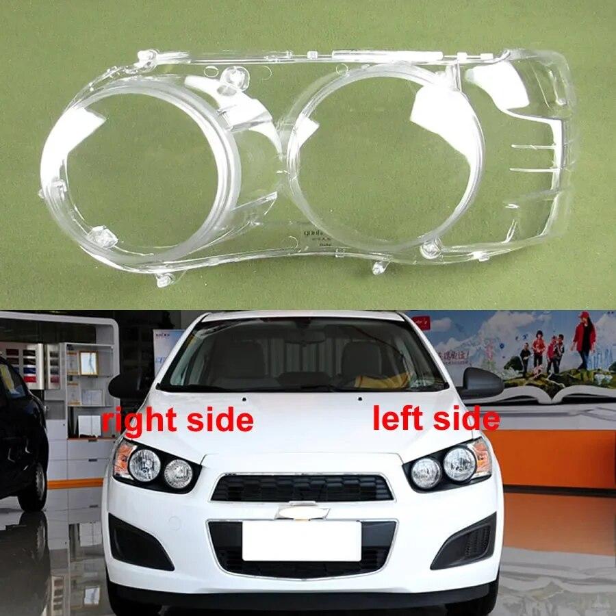 Transparent Lampshade Lamp Shade Front Headlight Shell Headlamp Cover Lens Plexiglass For Chevrolet Aveo 2011 2012 2013