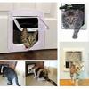2025 Latest Model Cat Flap for Cats Dogs Small Cat Flap Smart Door 4-Way Lockable Easy to