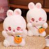 Bag Carrot Bunny Plush Toy With Cute Eyes For Kids Play And Collector Display