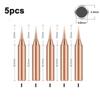 5 шт. 936 с внутренним подогревом, насадка для сварки из чистой меди, насадка для паяльника, сварочная головка, чистая медь 900M 2,4 мм/3 мм/4,7 мм