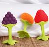 Pack of 2 Baby Fruit Teether – Soft Silicone Teething Toy with Handle for Infants and Toddlers