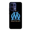 Coque de téléphone - Maniacase - Oppo Reno 13 5G - Silicone - Logo OM Olympique de Marseille - Noir