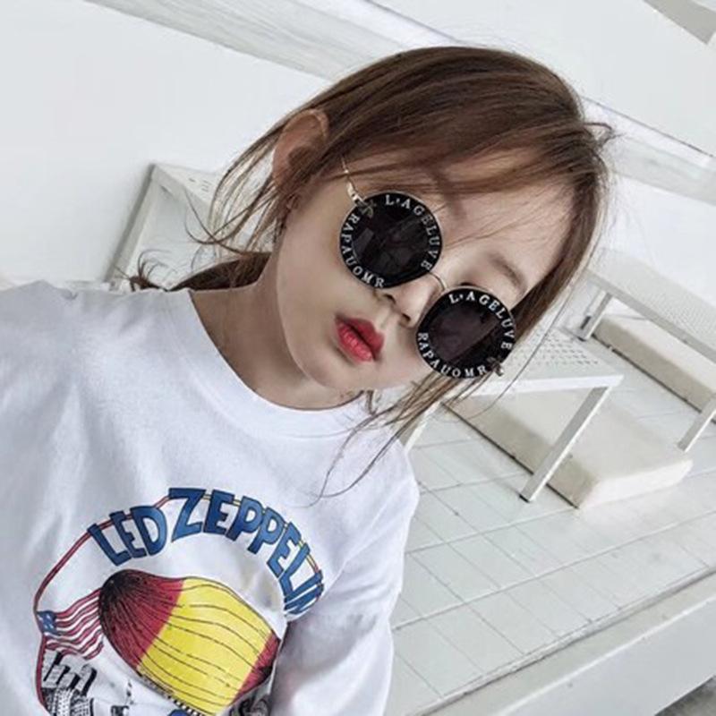 Детские солнцезащитные очки для мальчиков и девочек, круглые очки с защитой от ультрафиолета, очки