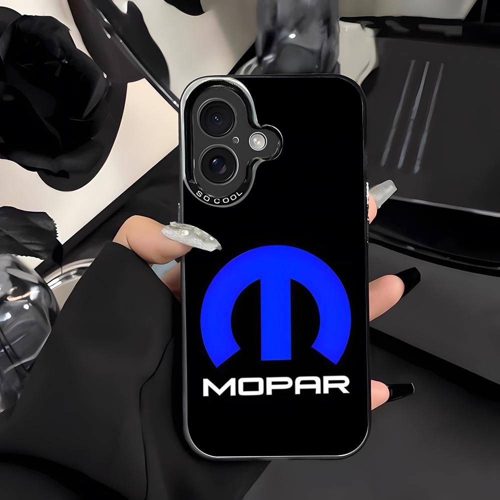 MOPARs СПОРТИВНЫЙ АВТОМОБИЛЬ ГОНКИ Чехол для телефона Цветной Серебристый Модный Чехол для телефона Для IPhone 17 16 15 14 13 12 Pro Max 11 Пара