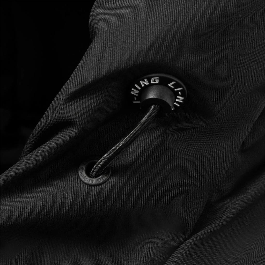 Li Ning Пуховик Теплый Модный с Логотипом Длинный Рукав Капюшон Мужской Верхняя Одежда AYMV213