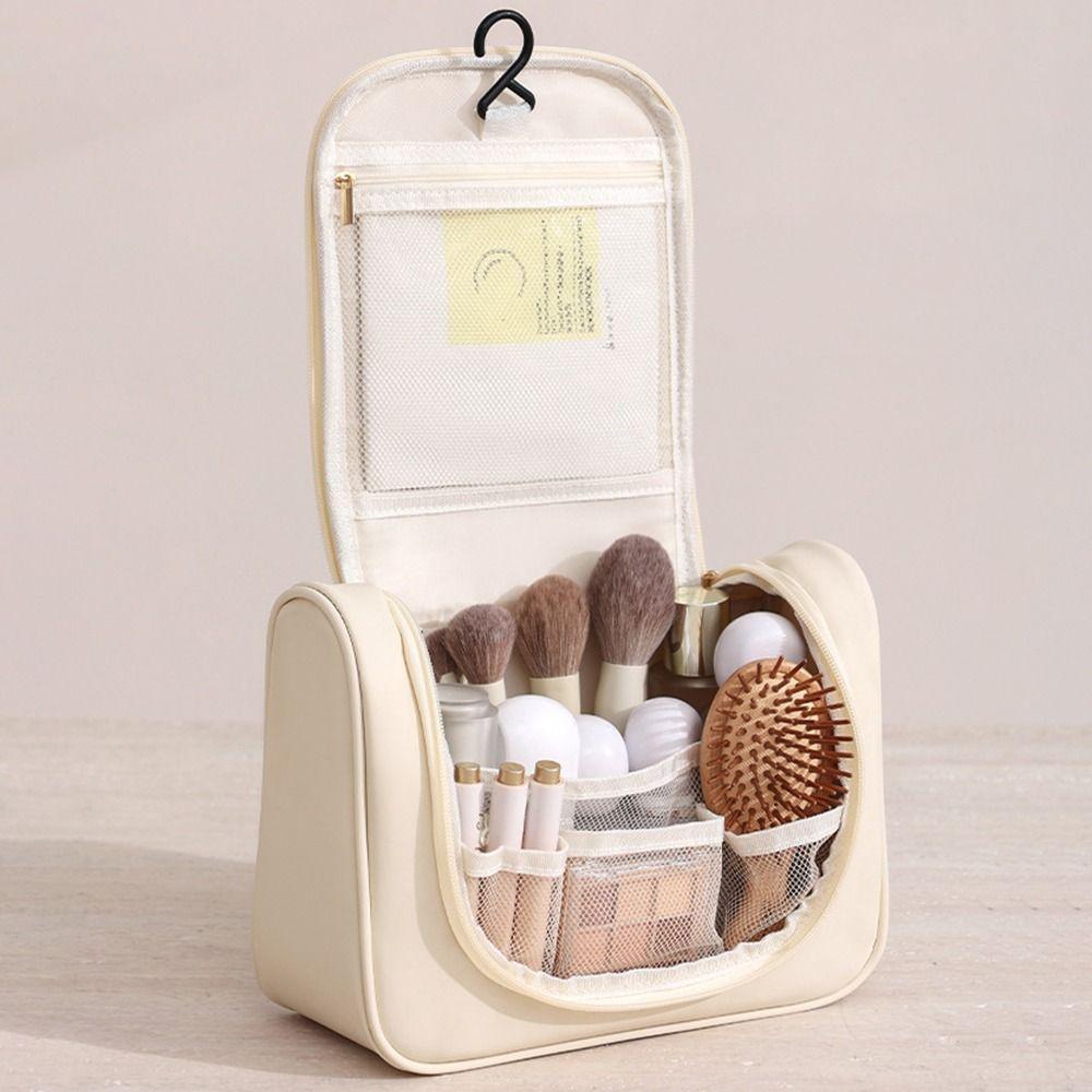Multi-Functional Cosmetic Storage Bags Waterproof Wash Handbag Fashion Hanging Makeup Bag Travel