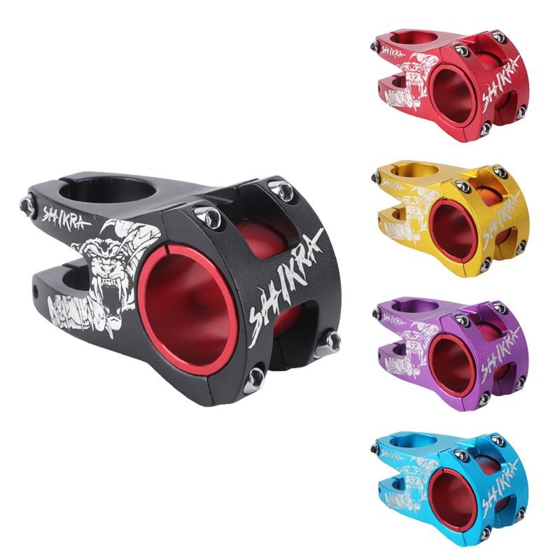 SHIKRA Mtb Power Stem Road Mountain Bike Table Short Power Bicycle Bridge 50mm Stem Riser 31.8 35 Handlebar Pipe Adjustable Rod