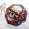 Stained Skull Art: Unique Decor for Any SpaceUmbrella, Portable 3-Fold Compact Umbrella,Christmas Gift ES642