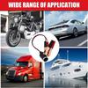 Portable 12V/4V Battery Extension Cord Clamp-on Universal Alligator Clips Cable 50A Car Splitter Plug Car Emergency