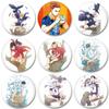 32/44/58mm Anime Badge Fashion Round Tinplate Brooch Pins for Clothes Backpack Jewelry Accessories