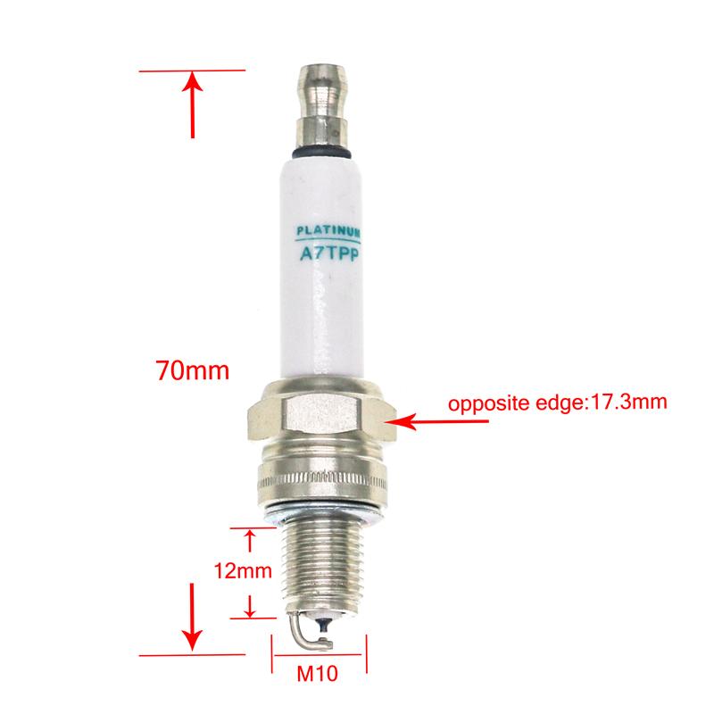 Свеча зажигания LMoDri для мотоцикла A7TC 10 мм для GY6 50cc 70cc 90cc 125cc 150cc скутер ATV Quads Go Kart Байк Мопед