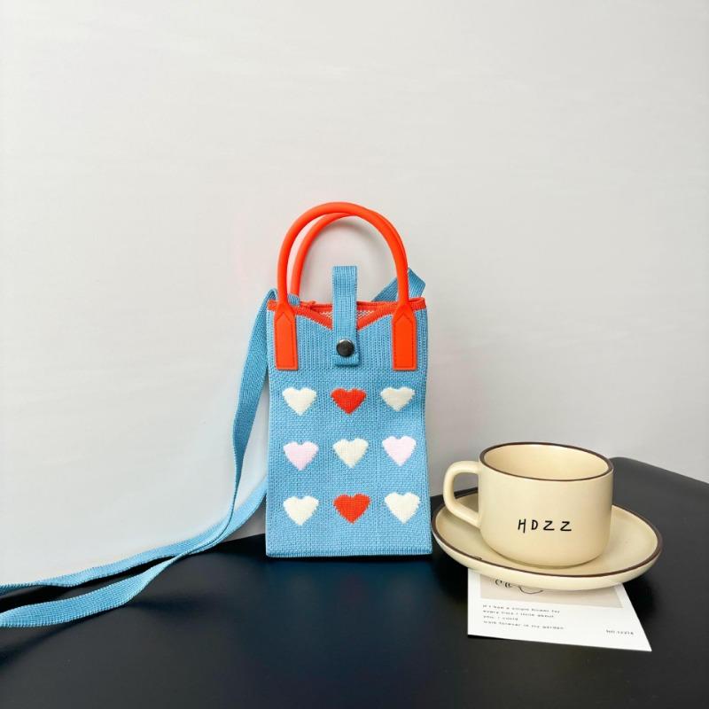 Любовь сумка для мобильного телефона дофамин универсальная вязаная сумка модная сумка-мессенджер через плечо высококлассная новая модель