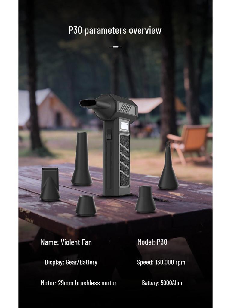 2025 High-Speed Mini Turbo Fan and Vacuum Dust Blower