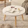 Wooden Small Round Table Living Room Small Table Sofa Small Coffee Table Sofa Bedroom Bedside Table